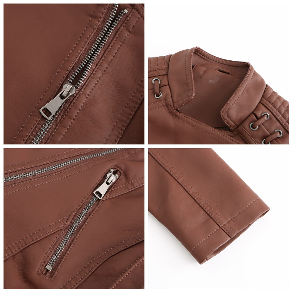 Sofia Blake Vegan Leather Jacket