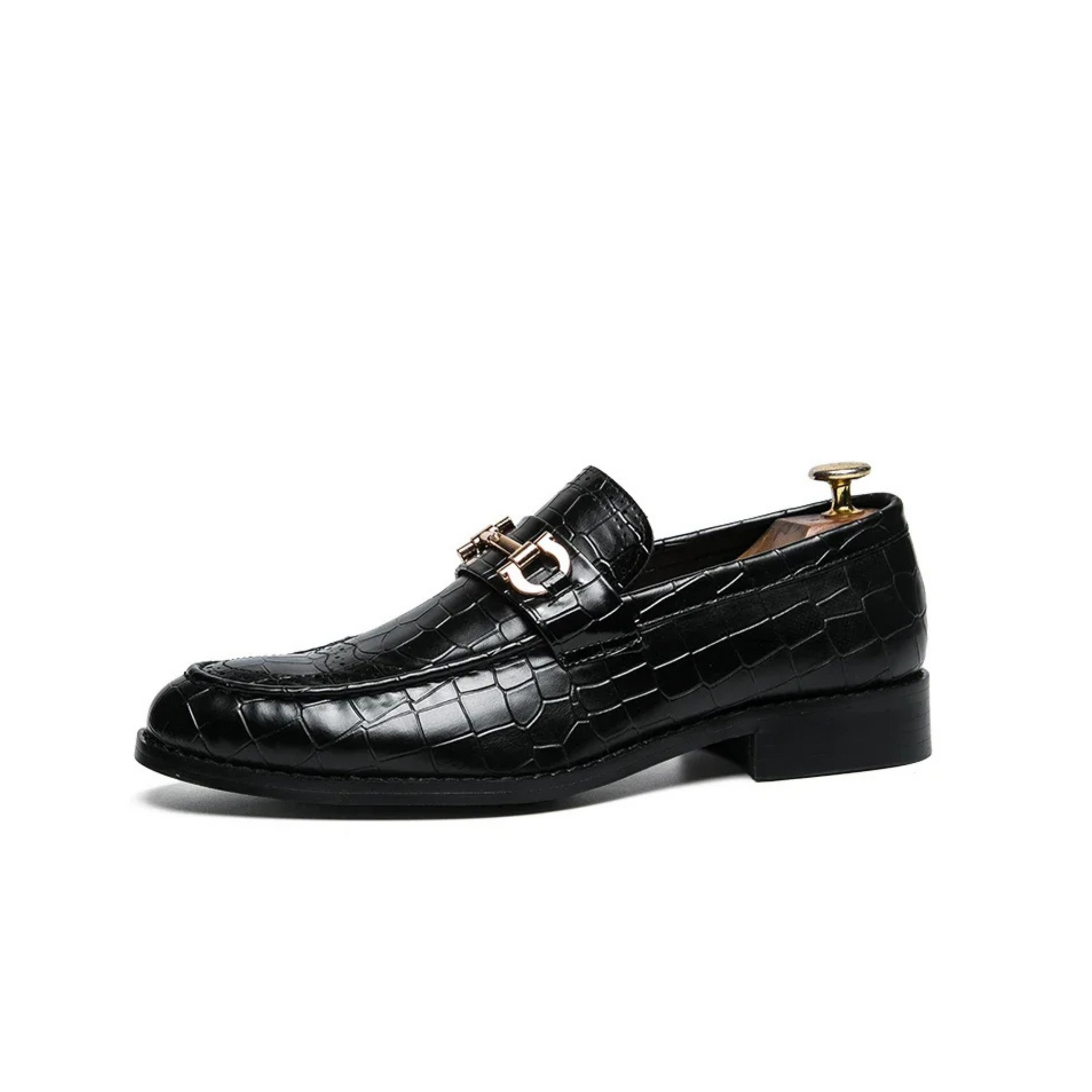 Paulino Patent Buckle Loafers