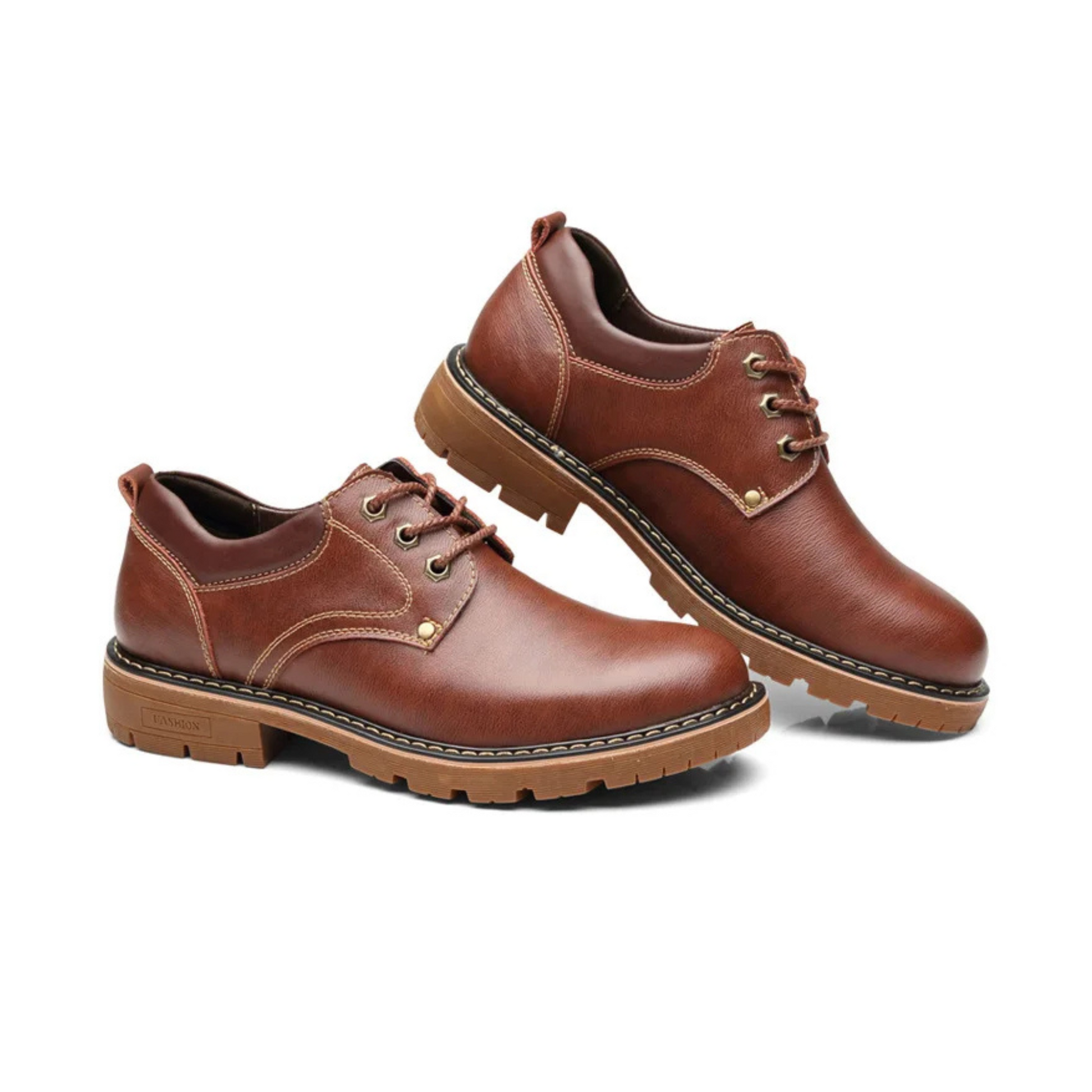 Andres Leather Brogue Shoes