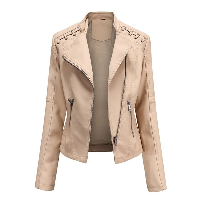 Sofia Blake Vegan Leather Jacket