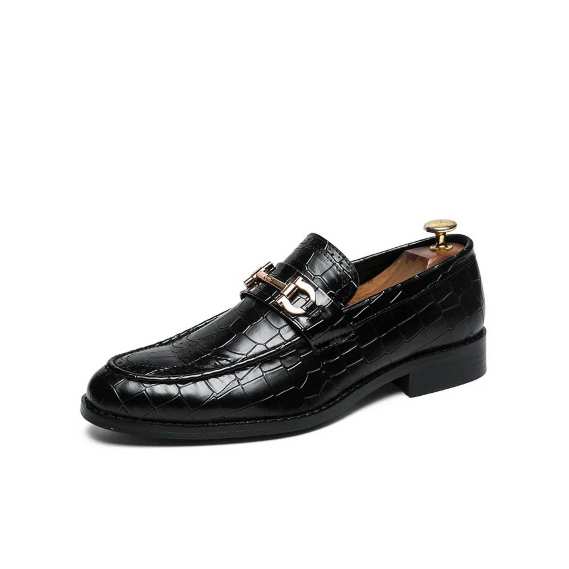 Paulino Patent Buckle Loafers