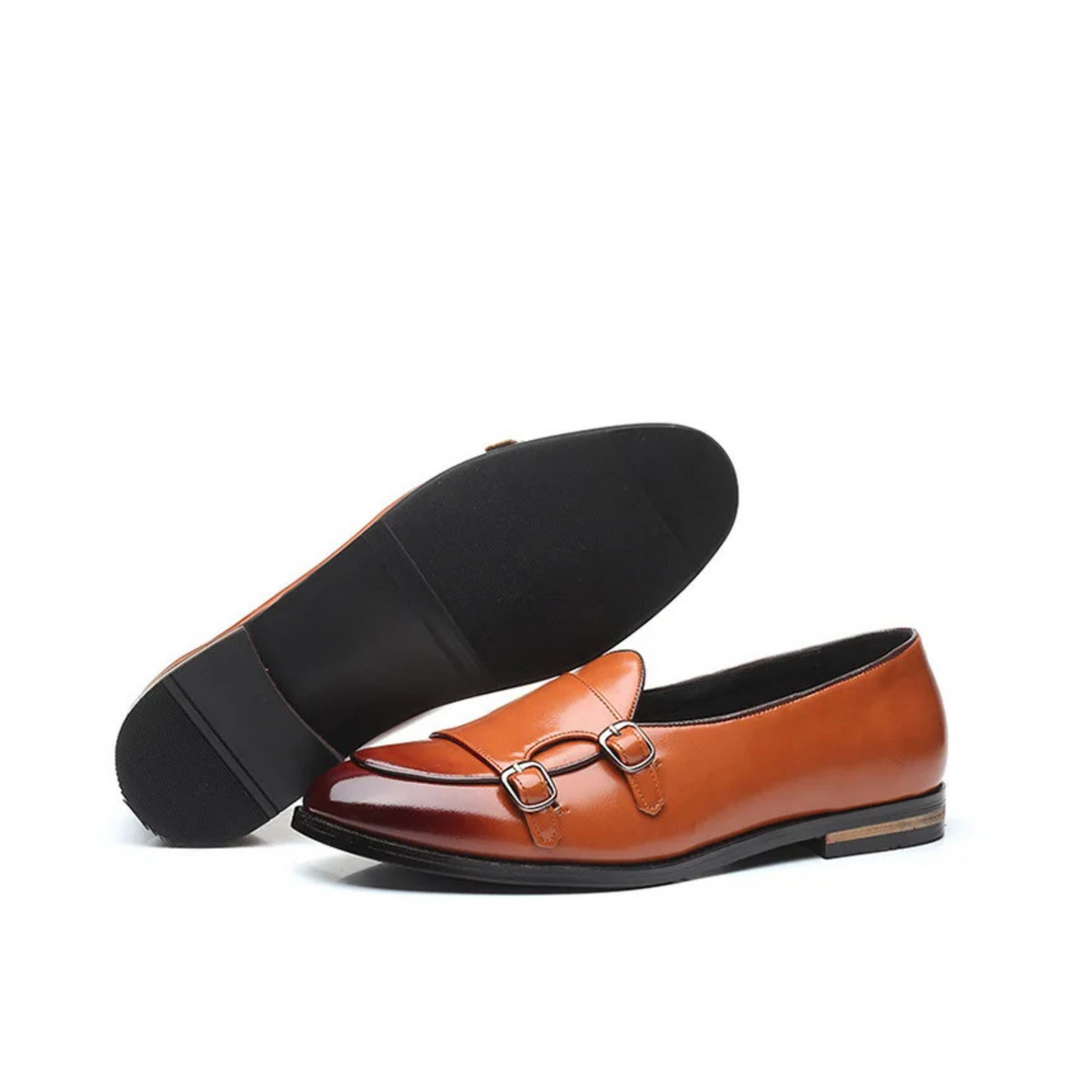 Julian Monk Slip Leather Loafer