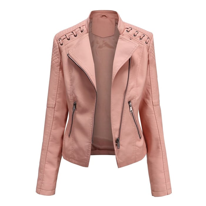 Sofia Blake Vegan Leather Jacket