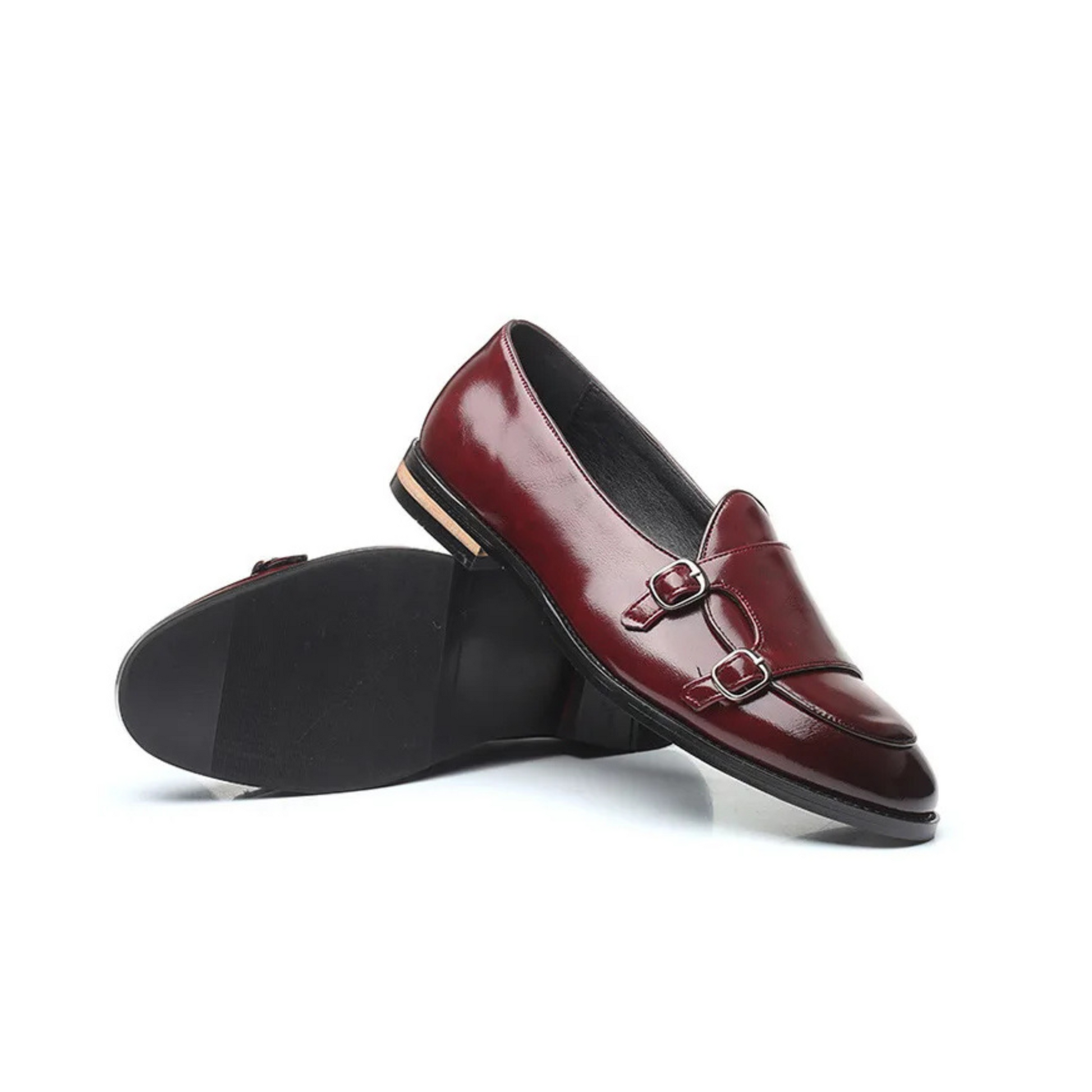 Julian Monk Slip Leather Loafer
