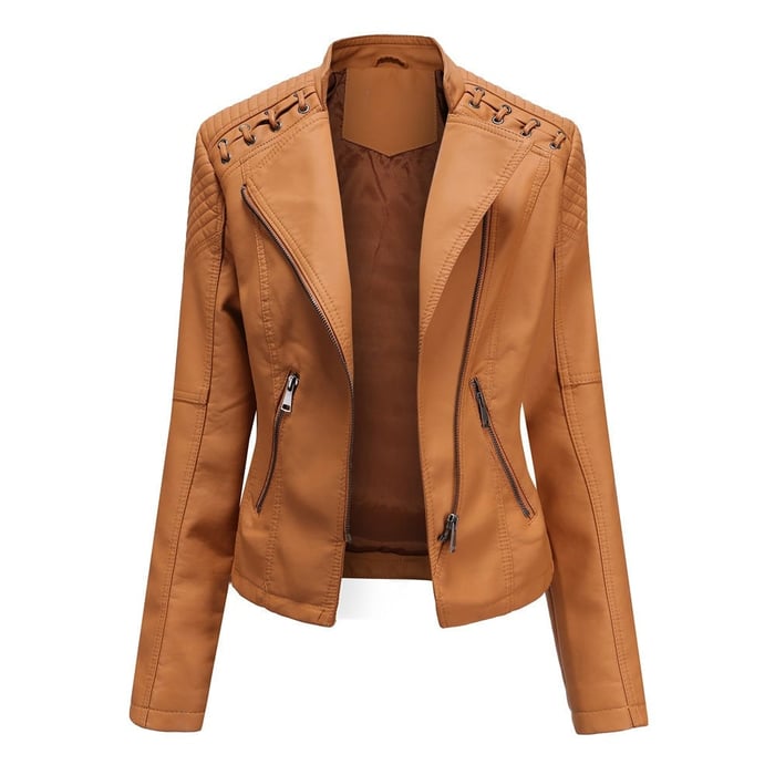 Sofia Blake Vegan Leather Jacket
