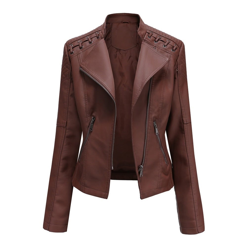 Sofia Blake Vegan Leather Jacket