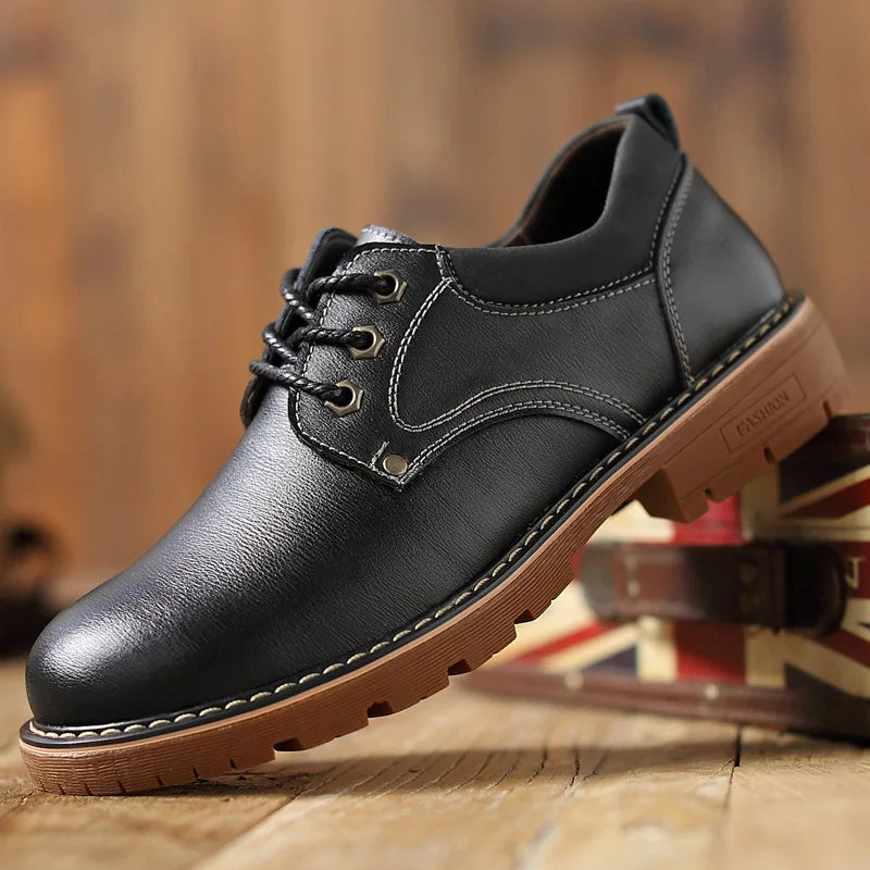Andres Leather Brogue Shoes