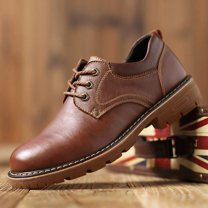 Andres Leather Brogue Shoes