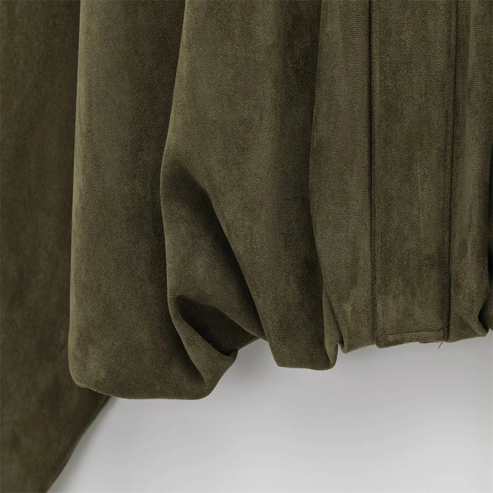 Mara Suede Collar Jacket