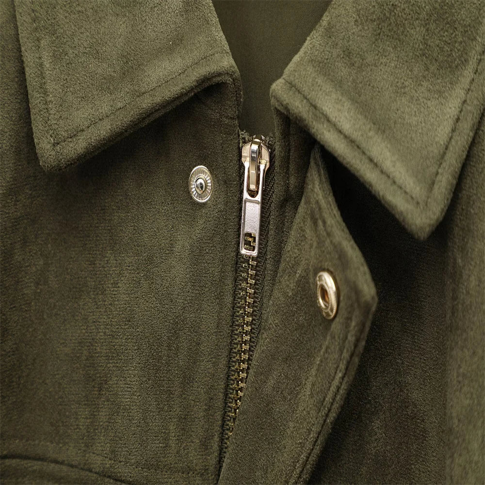 Mara Suede Collar Jacket