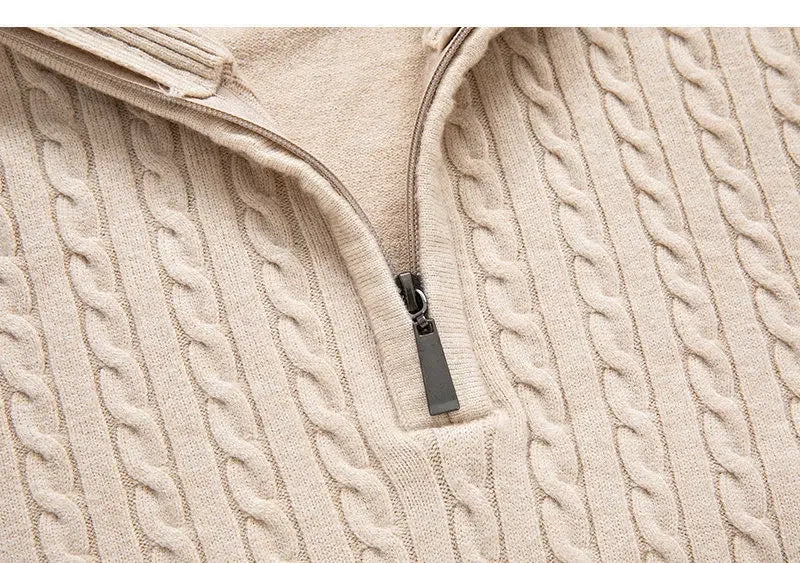 Luca Half-Zip Knit Sweater