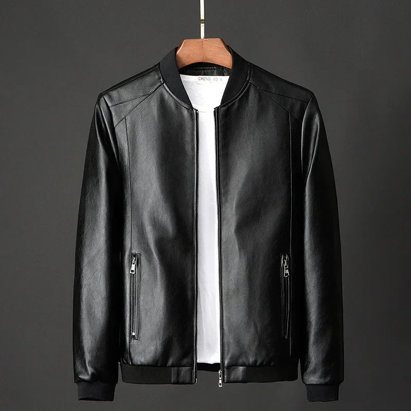 Kael Leather Biker Jacket