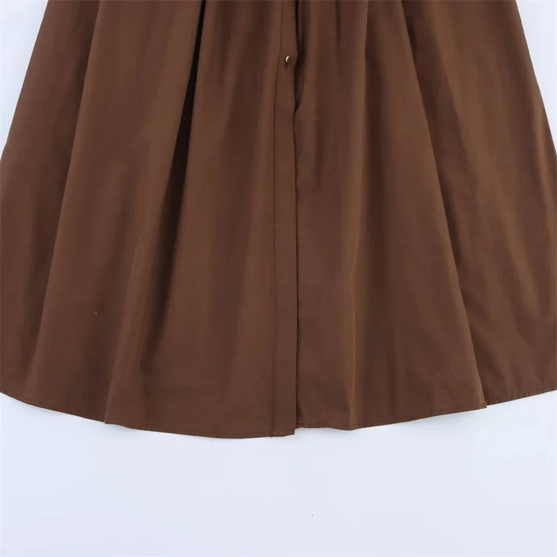 Amara Belted Midi Dress