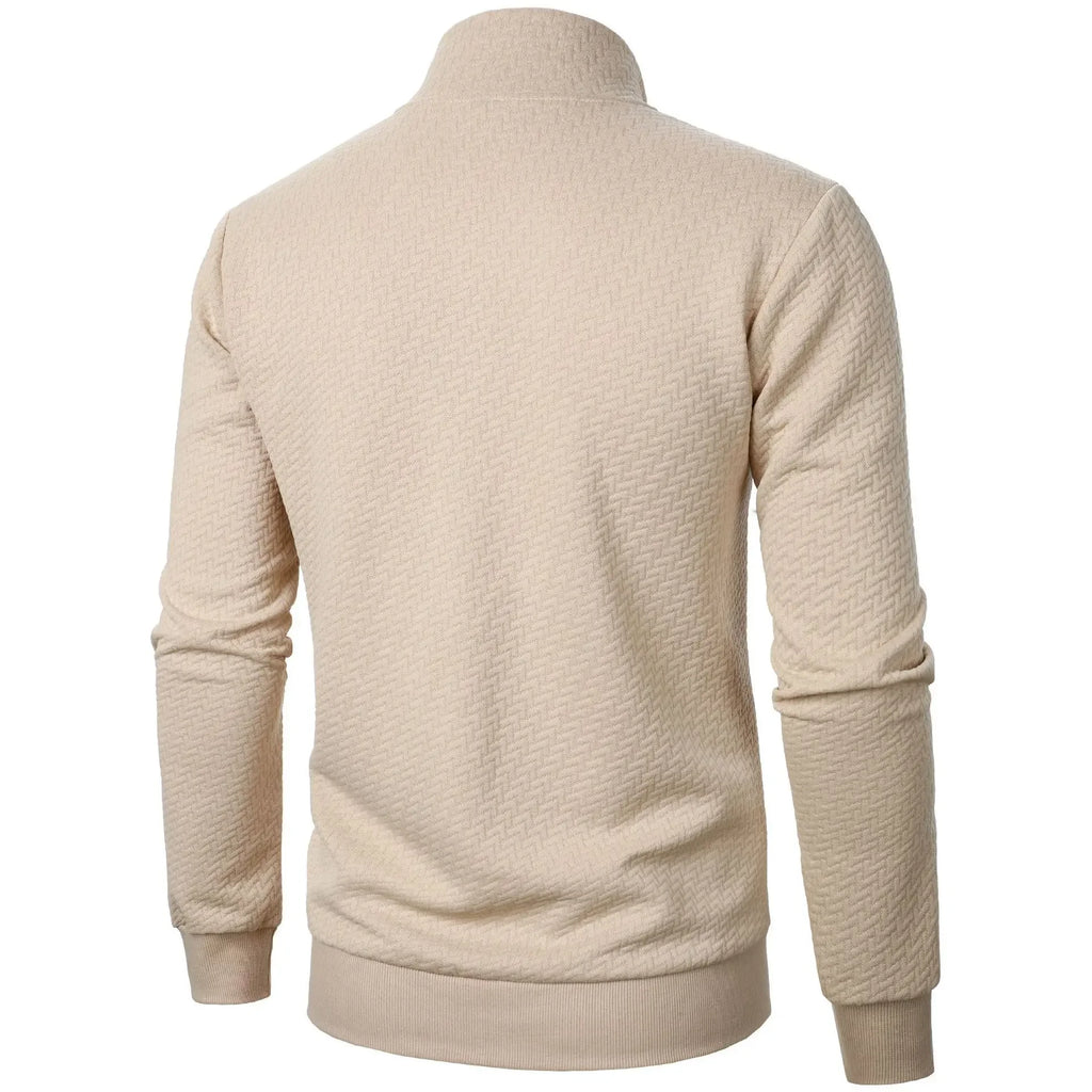 Elias Textured Zip Knit Jacket