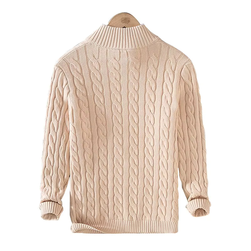 Cassian Knitted Cotton Sweater