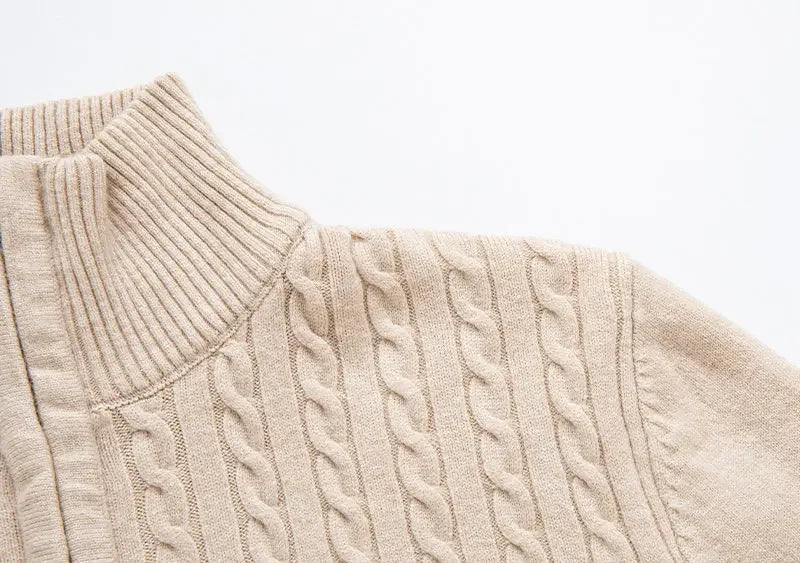Luca Half-Zip Knit Sweater