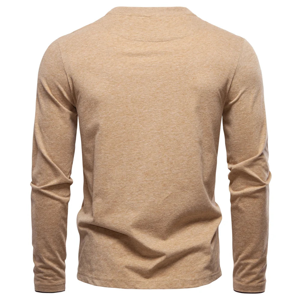 Marco Henley Cotton T-Shirt