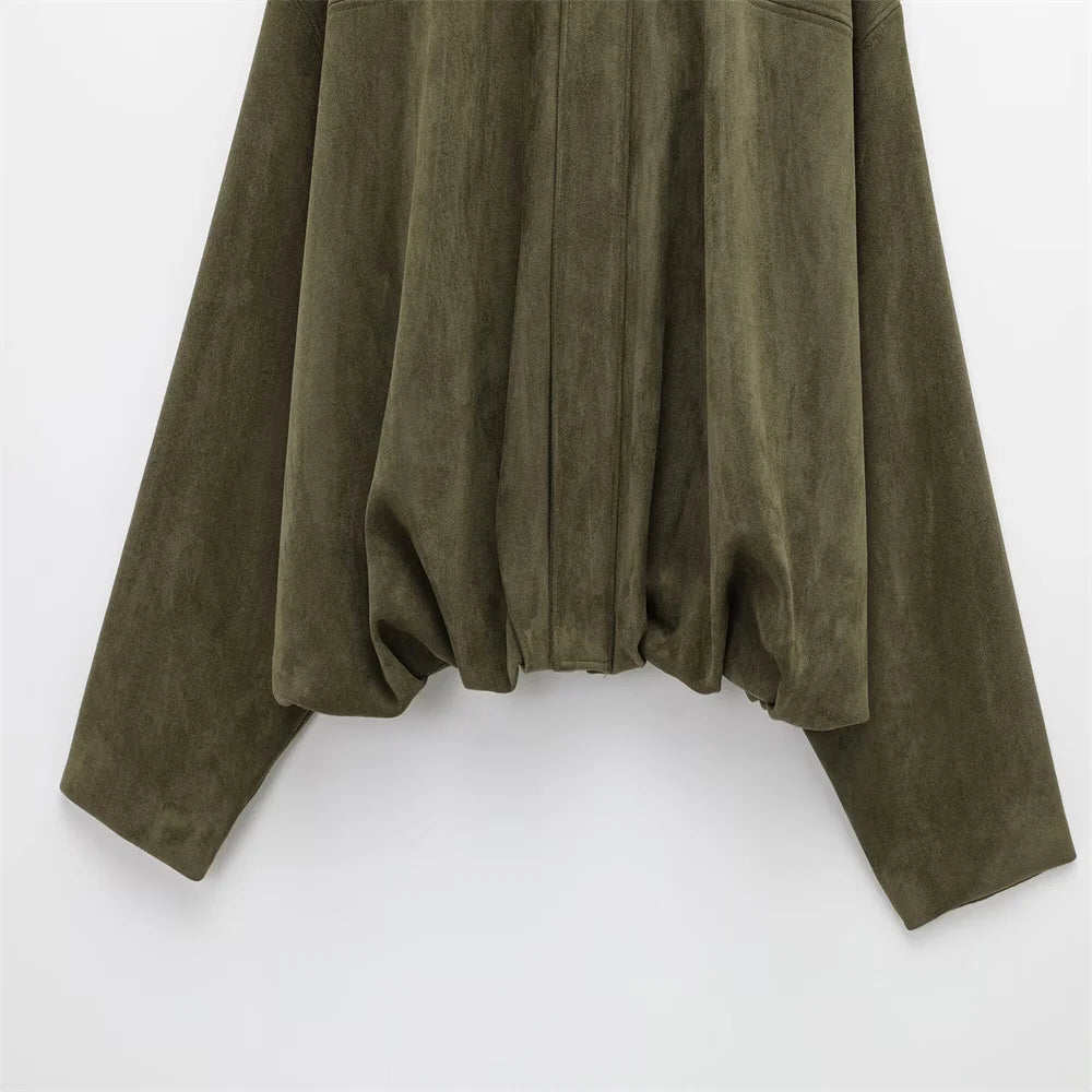 Mara Suede Collar Jacket