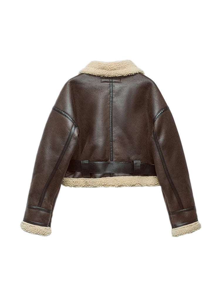 Luna Lamb Fur Coat