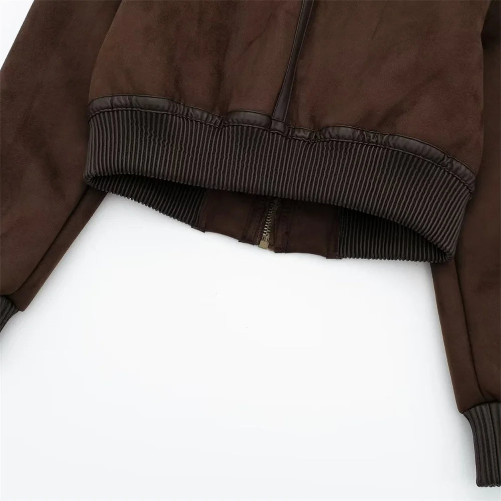Alina Shearling Aviator Jacket