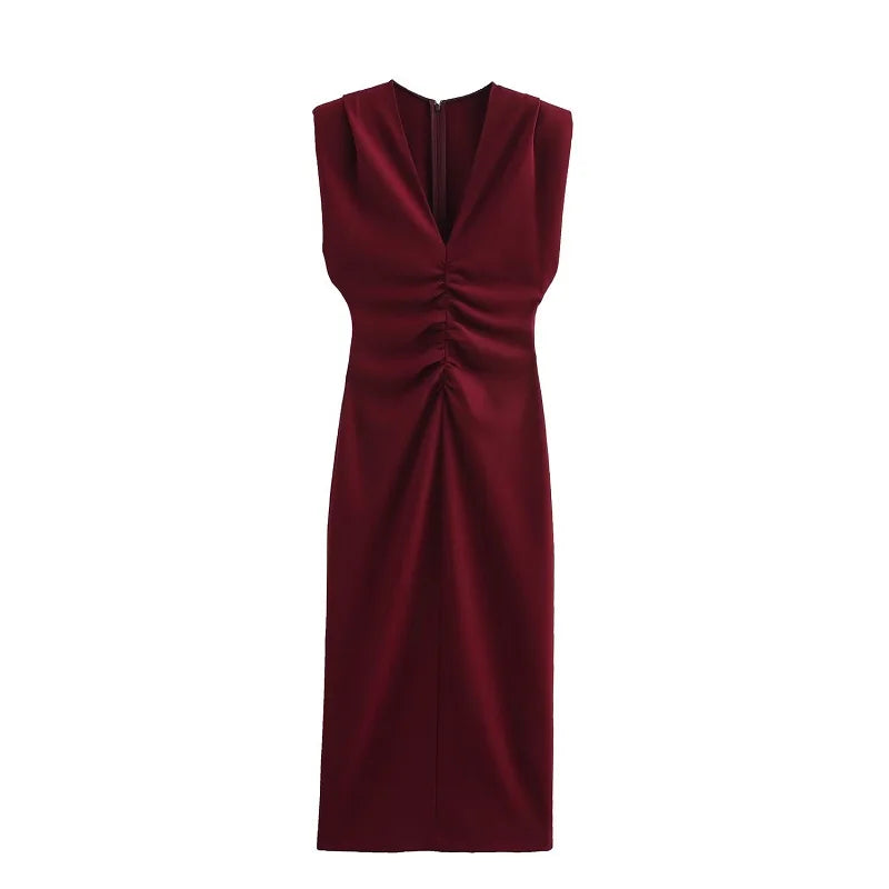 Elowen Chic Pleated Dress
