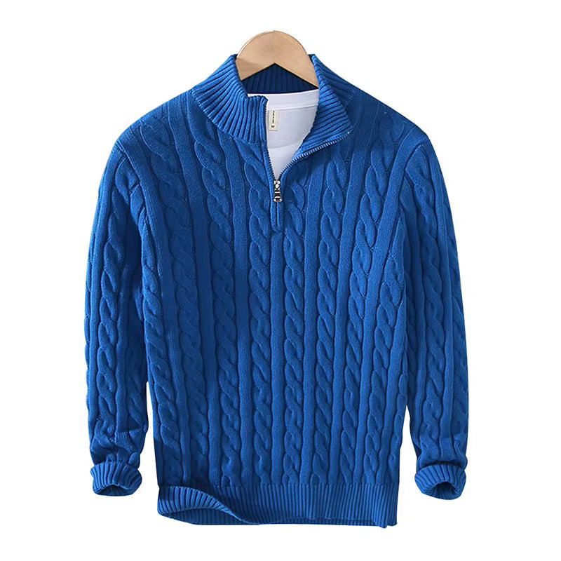 Cassian Knitted Cotton Sweater