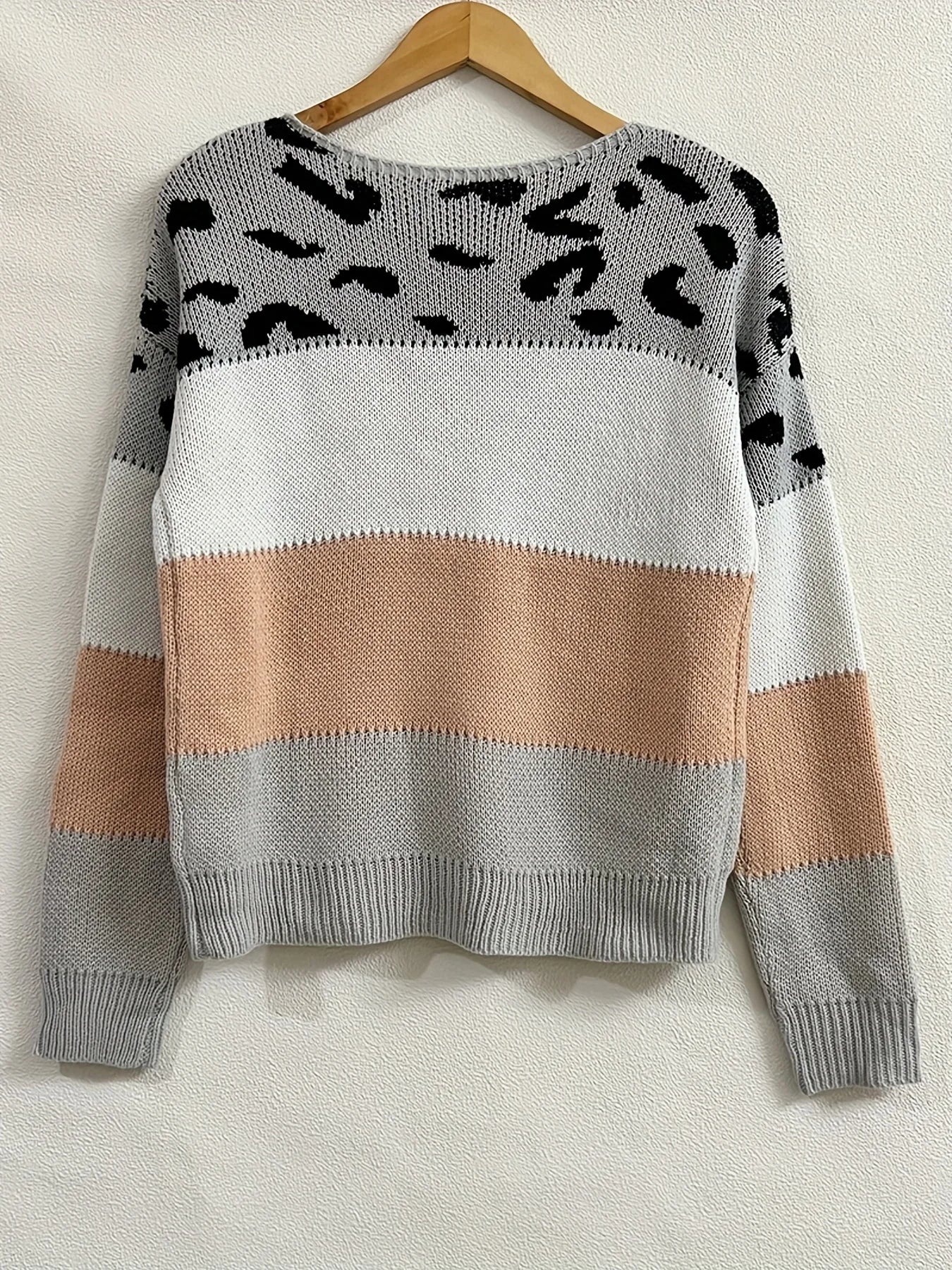 Selene Leopard Wool Pullover