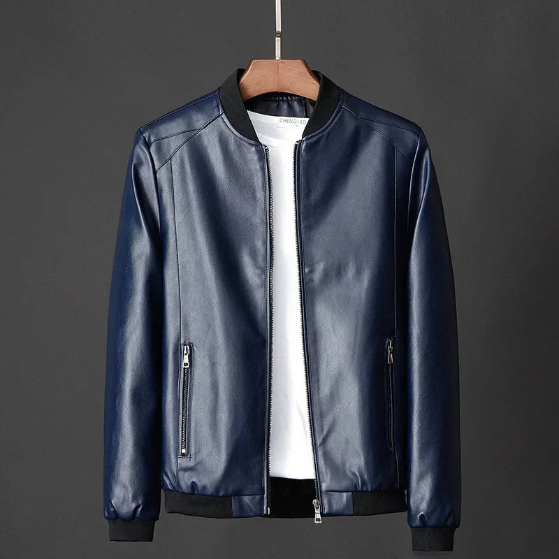 Kael Leather Biker Jacket