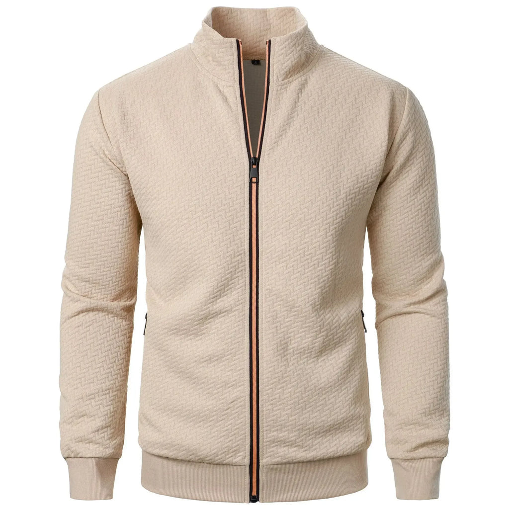 Elias Textured Zip Knit Jacket