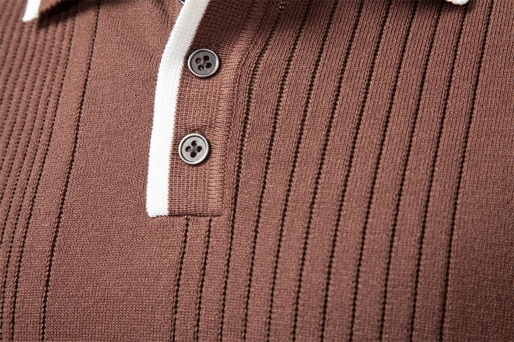 Adrian Textured Polo Knit