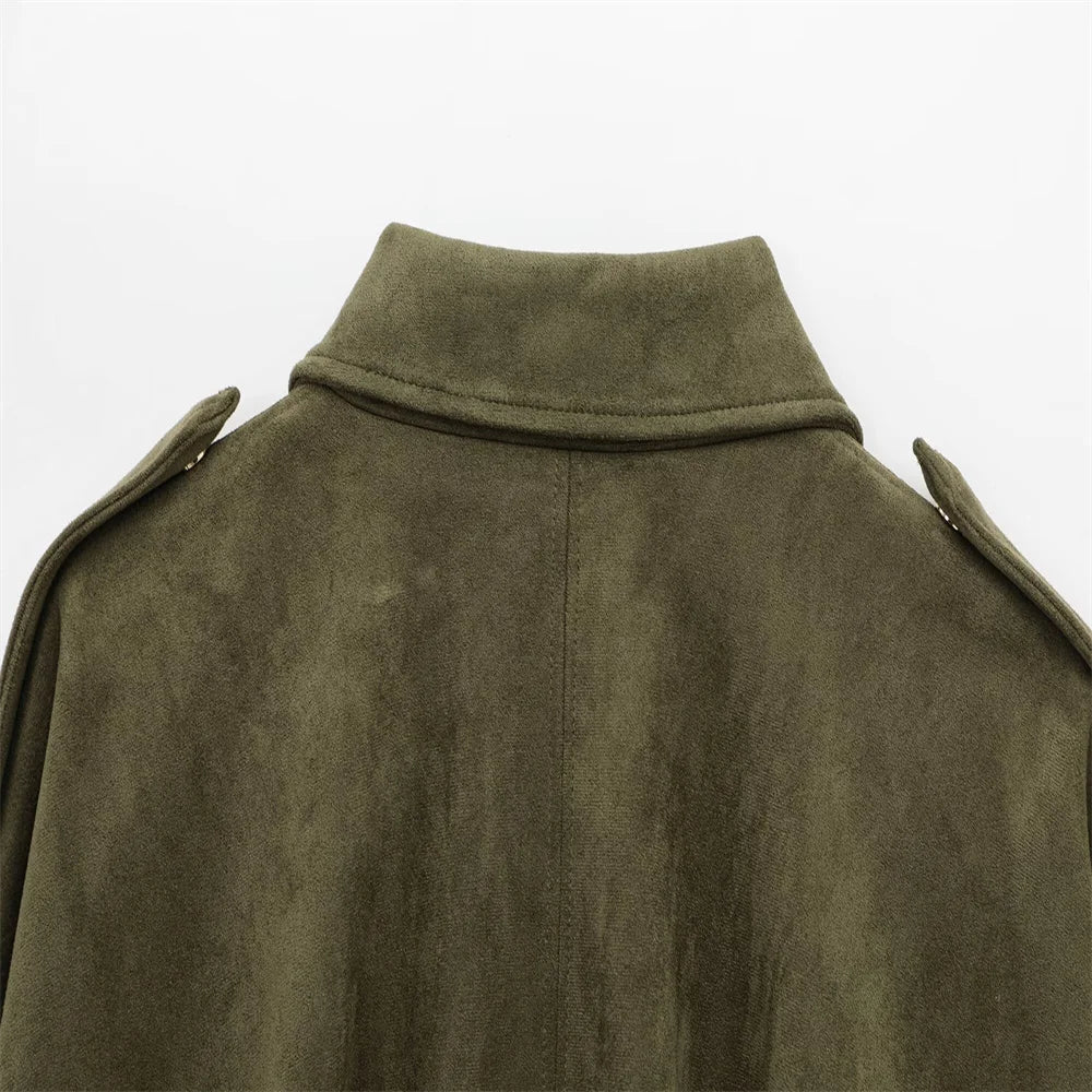 Mara Suede Collar Jacket