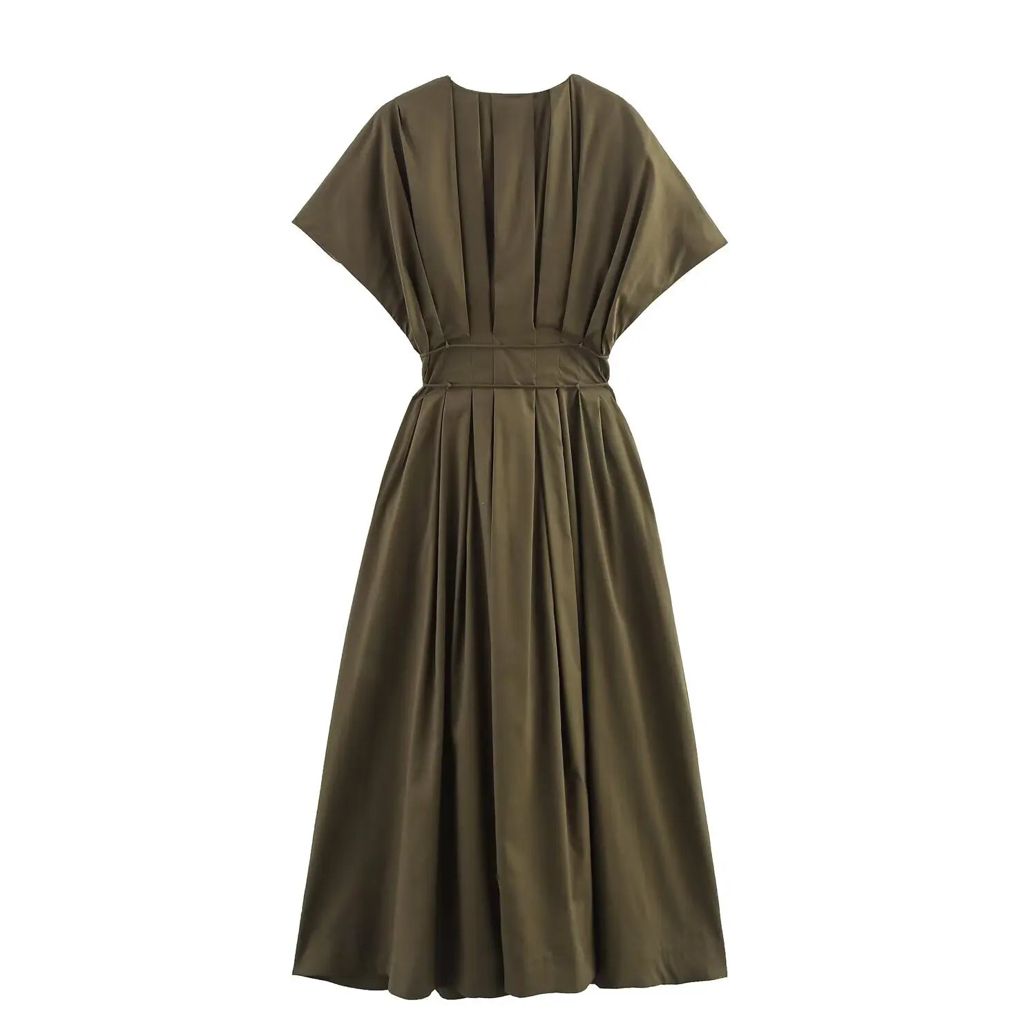 Aria Pleated Midi Dress