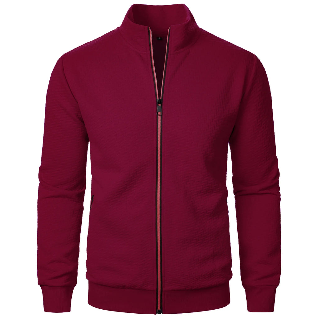 Elias Textured Zip Knit Jacket