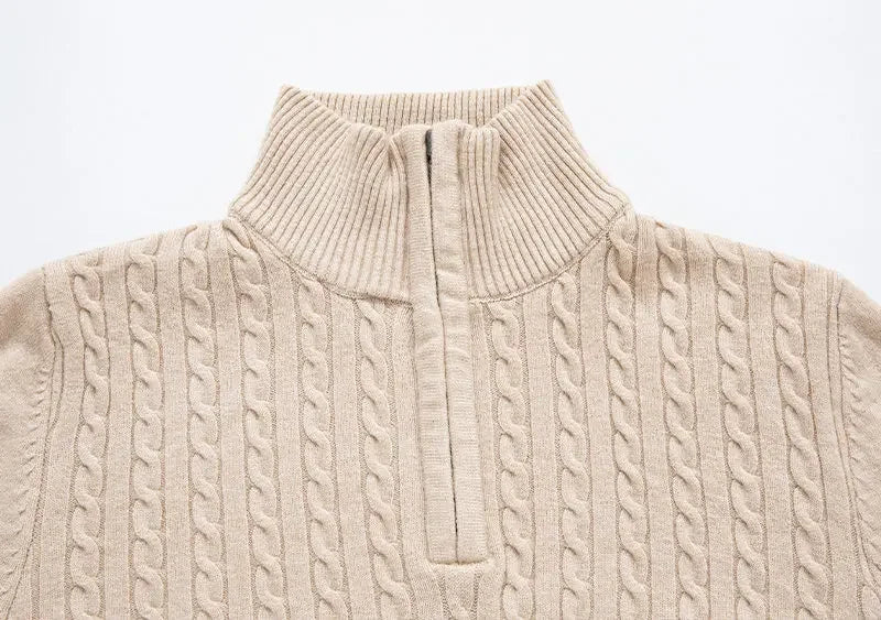 Luca Half-Zip Knit Sweater