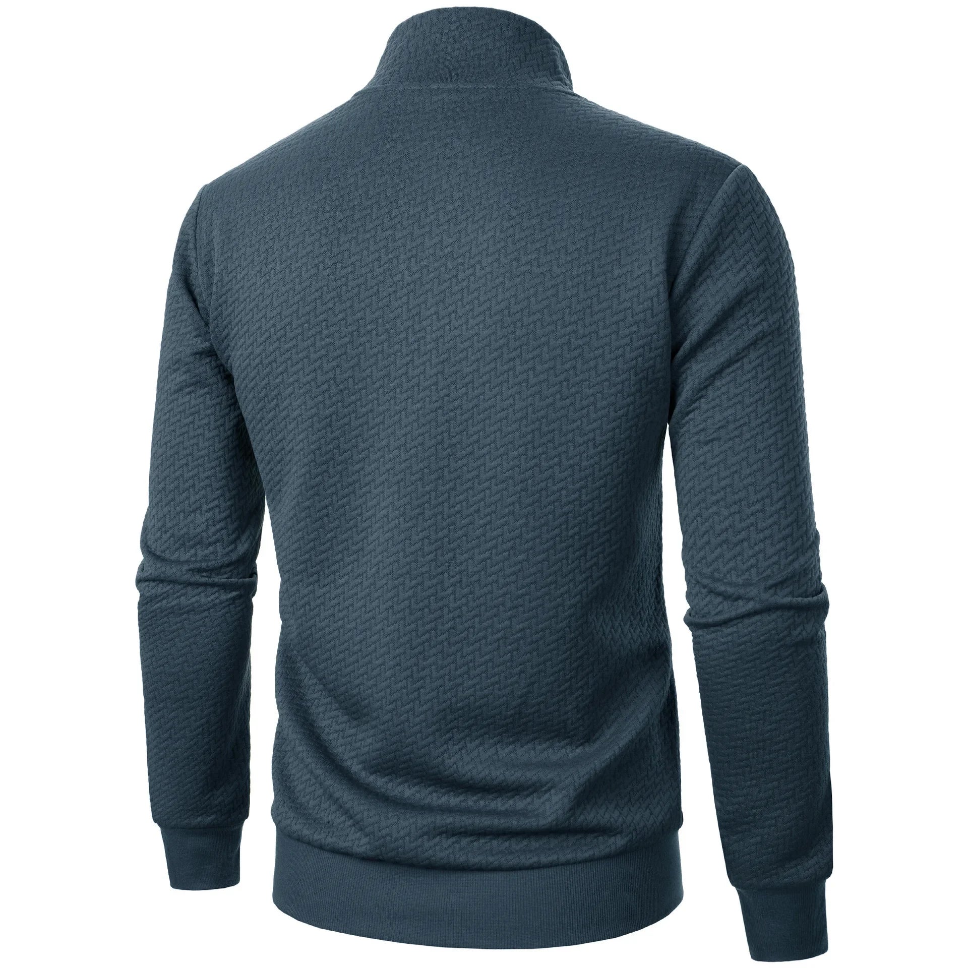 Elias Textured Zip Knit Jacket