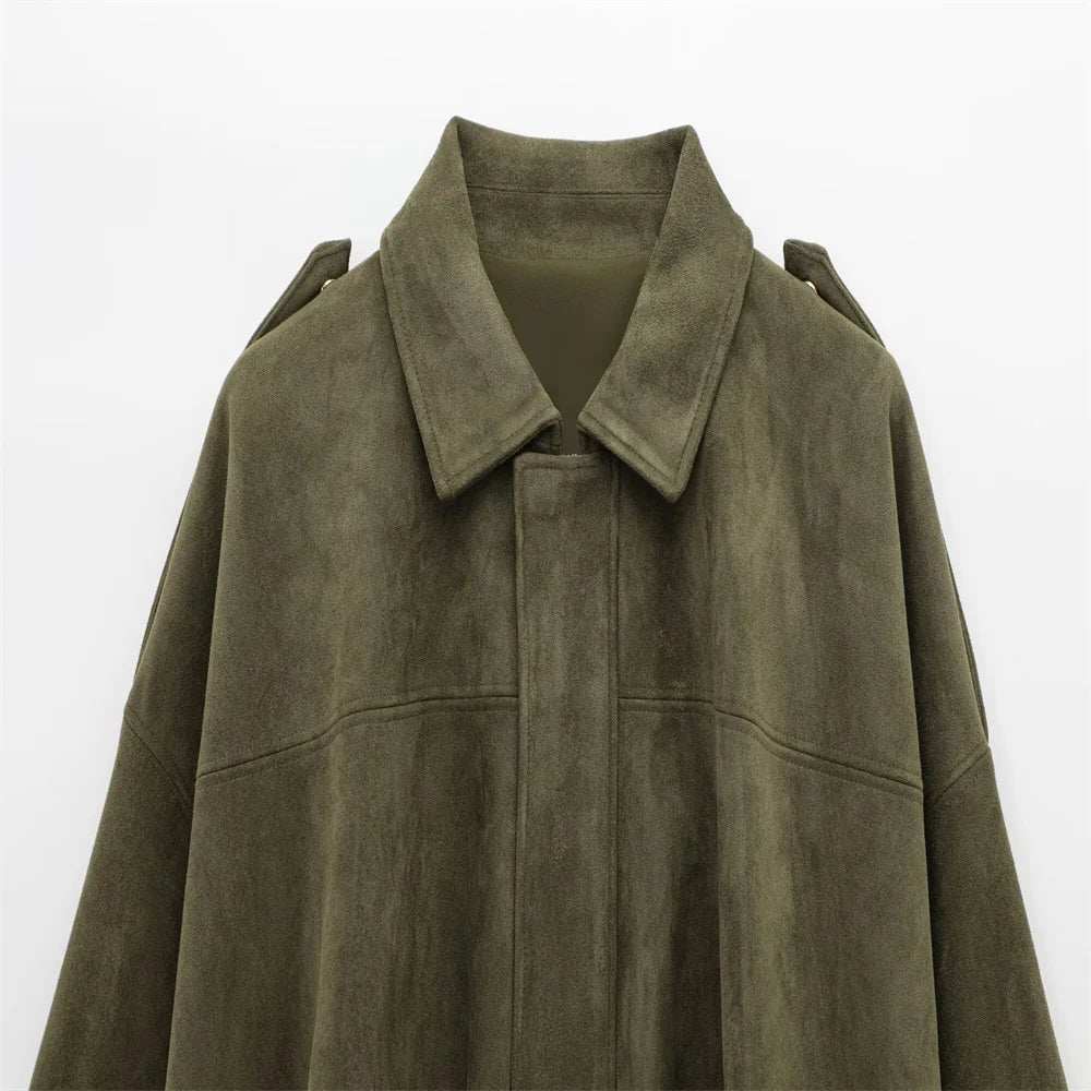 Mara Suede Collar Jacket