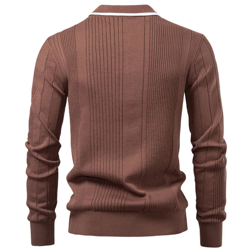 Adrian Textured Polo Knit