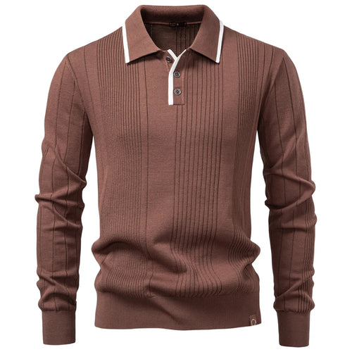 Adrian Textured Polo Knit