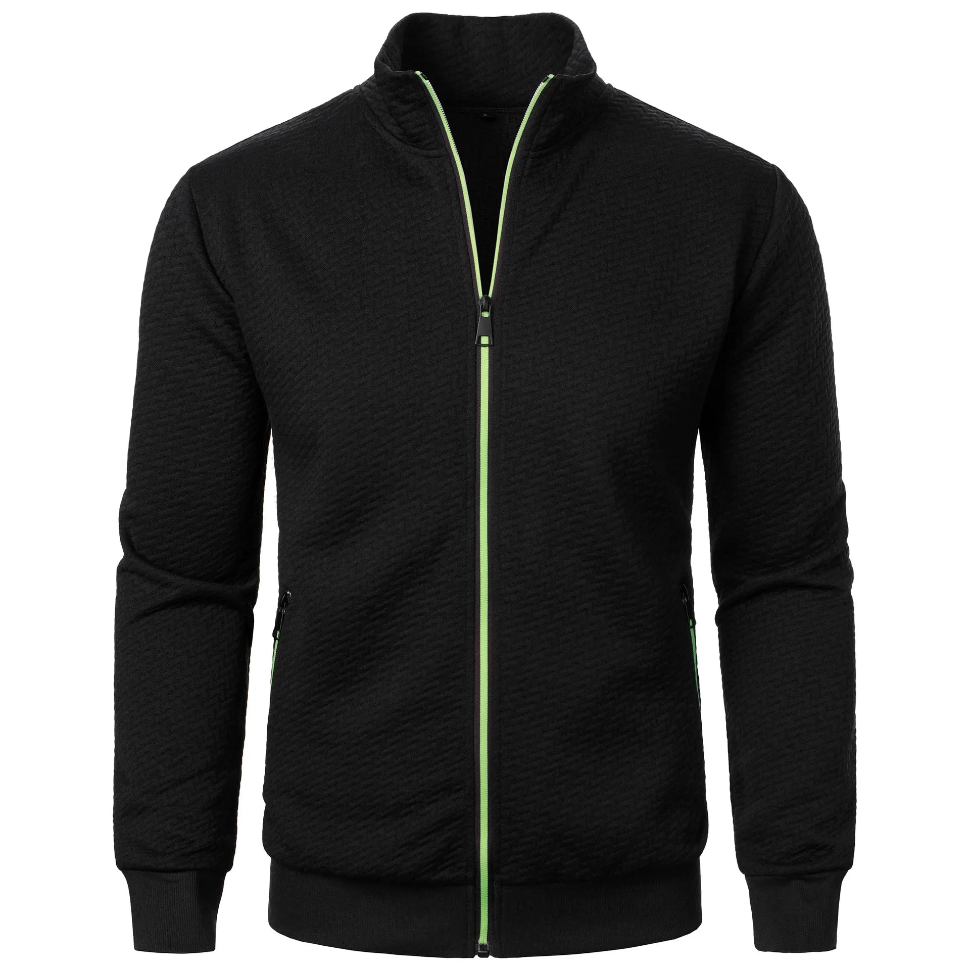 Elias Textured Zip Knit Jacket