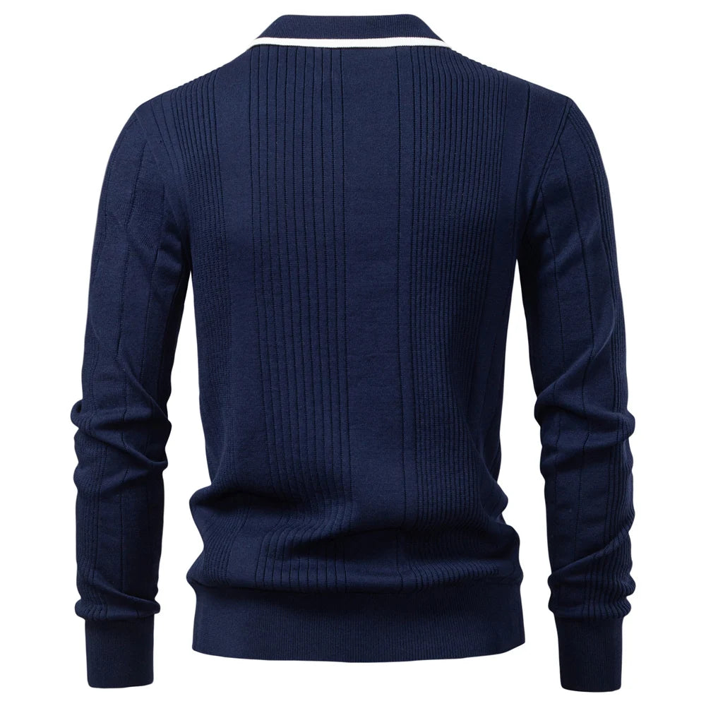 Adrian Textured Polo Knit