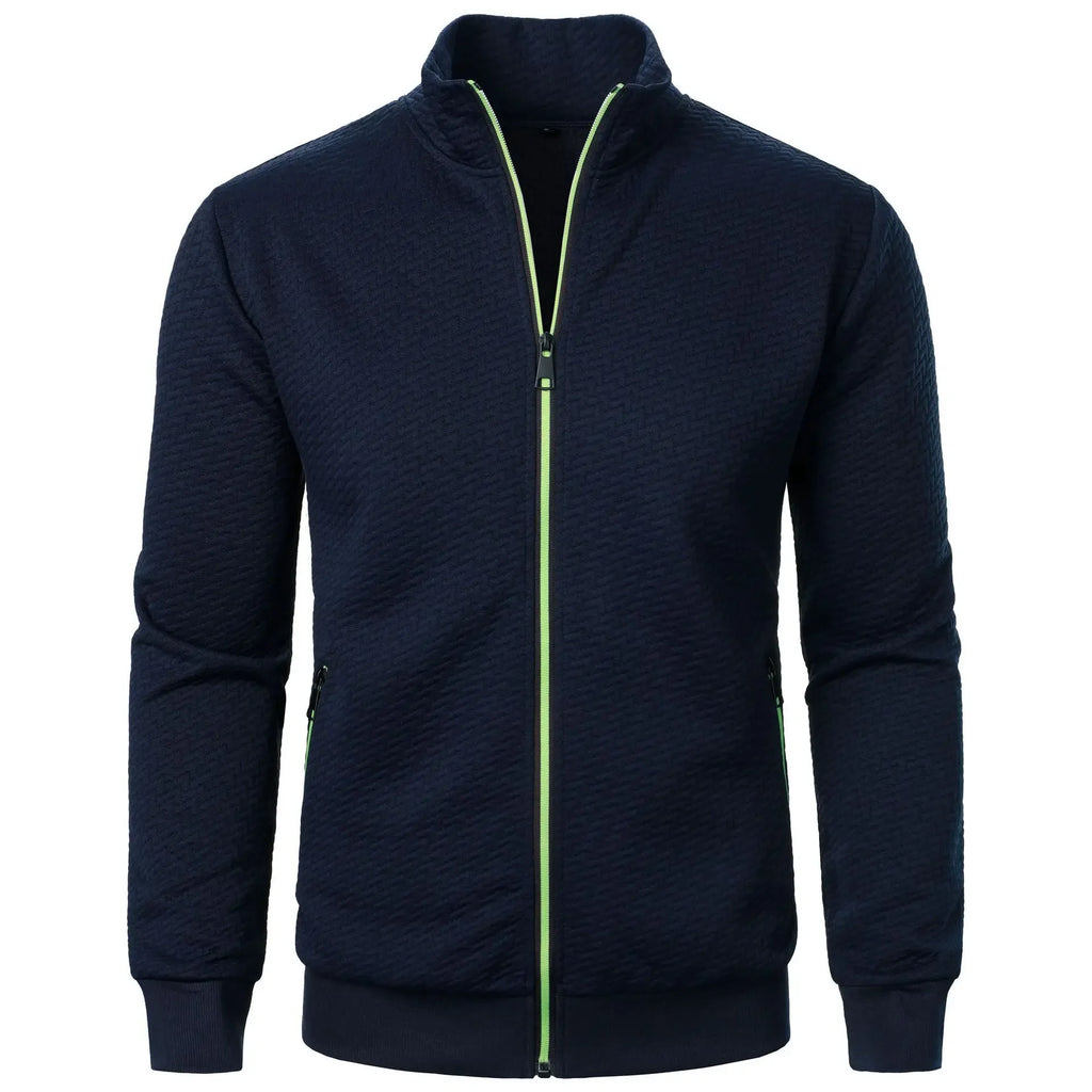 Elias Textured Zip Knit Jacket