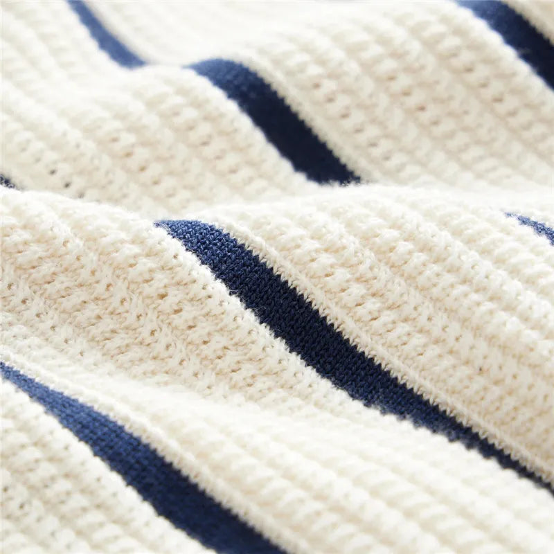 Cedric Striped Knit Polo