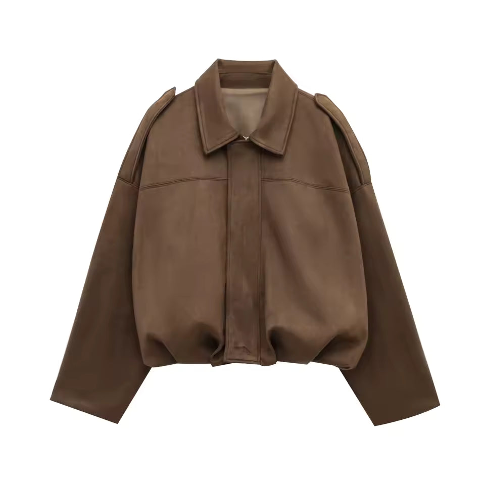 Mara Suede Collar Jacket