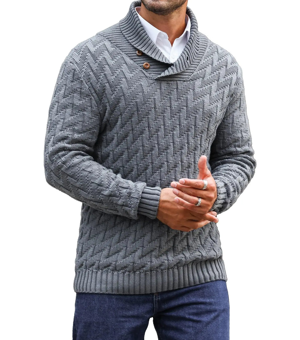 Rowan Shawl-Collar Sweater
