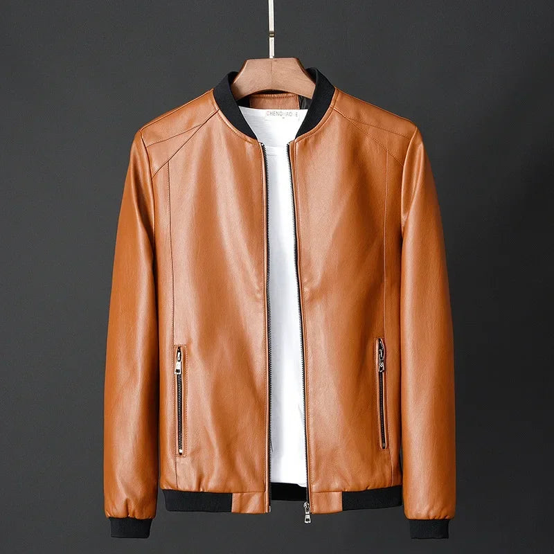 Kael Leather Biker Jacket