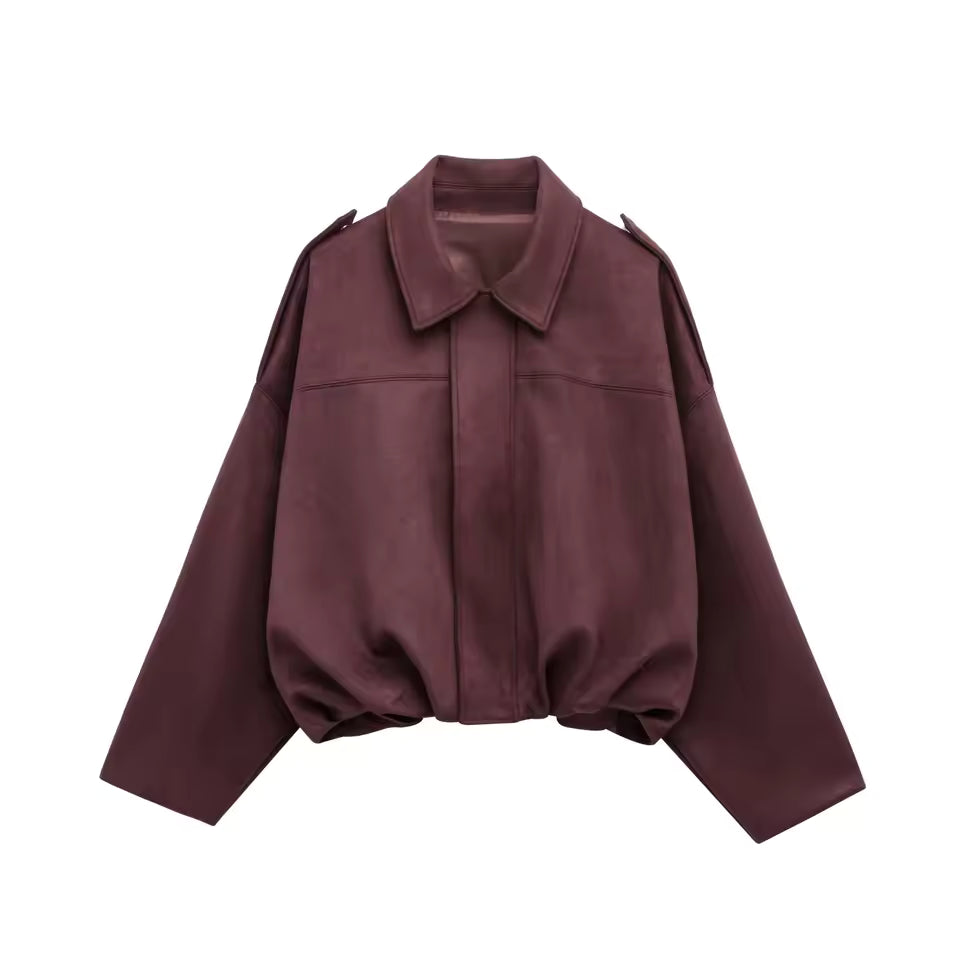 Mara Suede Collar Jacket