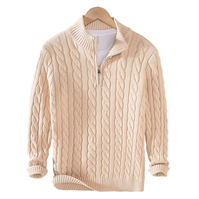Cassian Knitted Cotton Sweater