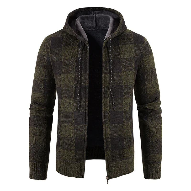 Bastian Plaid Hooded Jacket