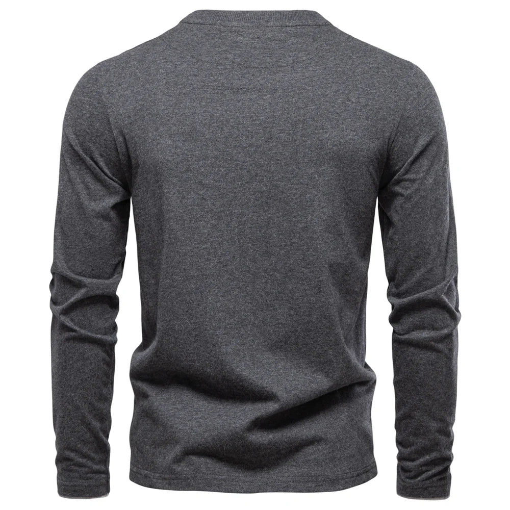 Marco Henley Cotton T-Shirt