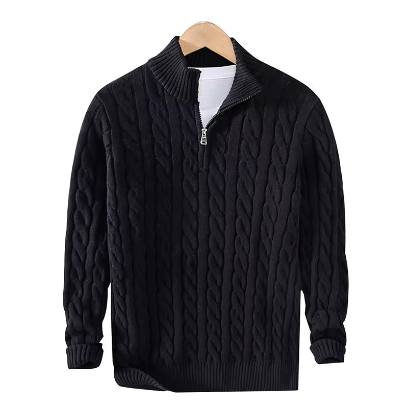 Cassian Knitted Cotton Sweater